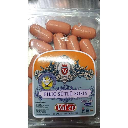 VAL-ET PİLİÇ SOSİS SÜTLÜ 0.275 - 0.285 GR