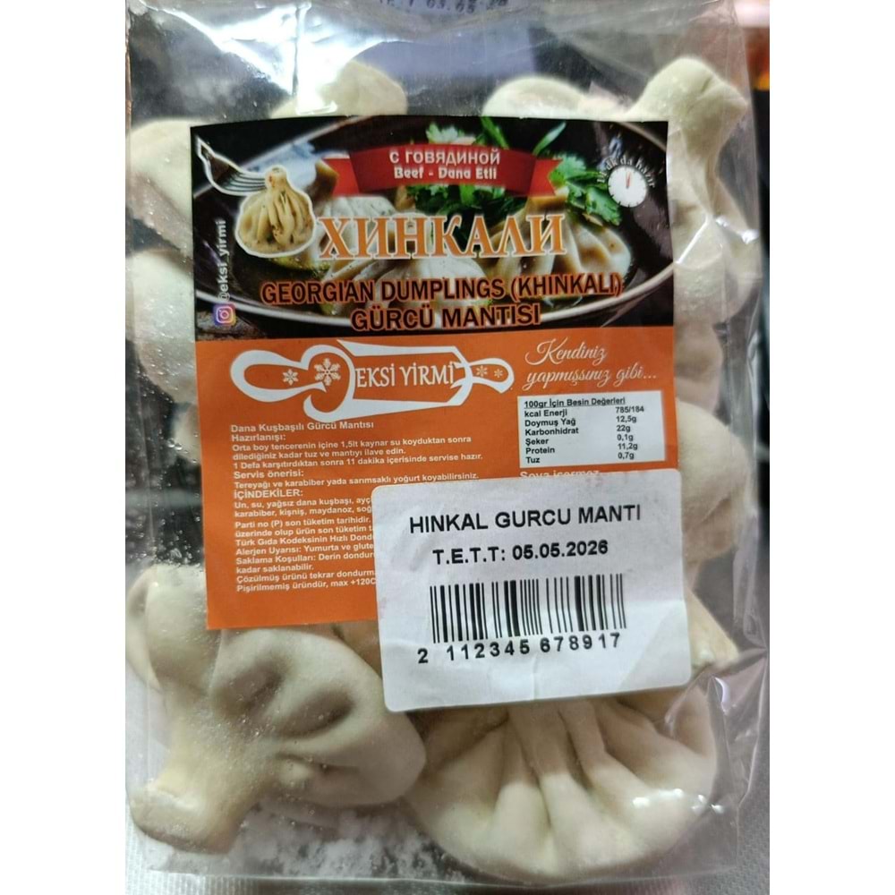 EKO HINKALI GÜRCÜ MANTISI 500GR