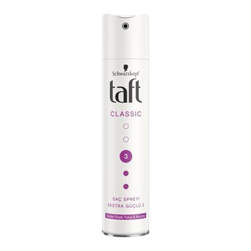 SCHWARZKOPF TAFT SAÇ SPREYİ 250ML CLASSIC 3 HOLD & PROTECTION