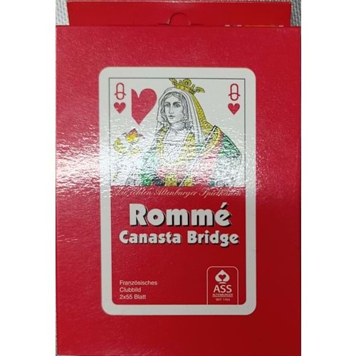 UNO ROMME CANASTA BRİDGE OYUN KARTI