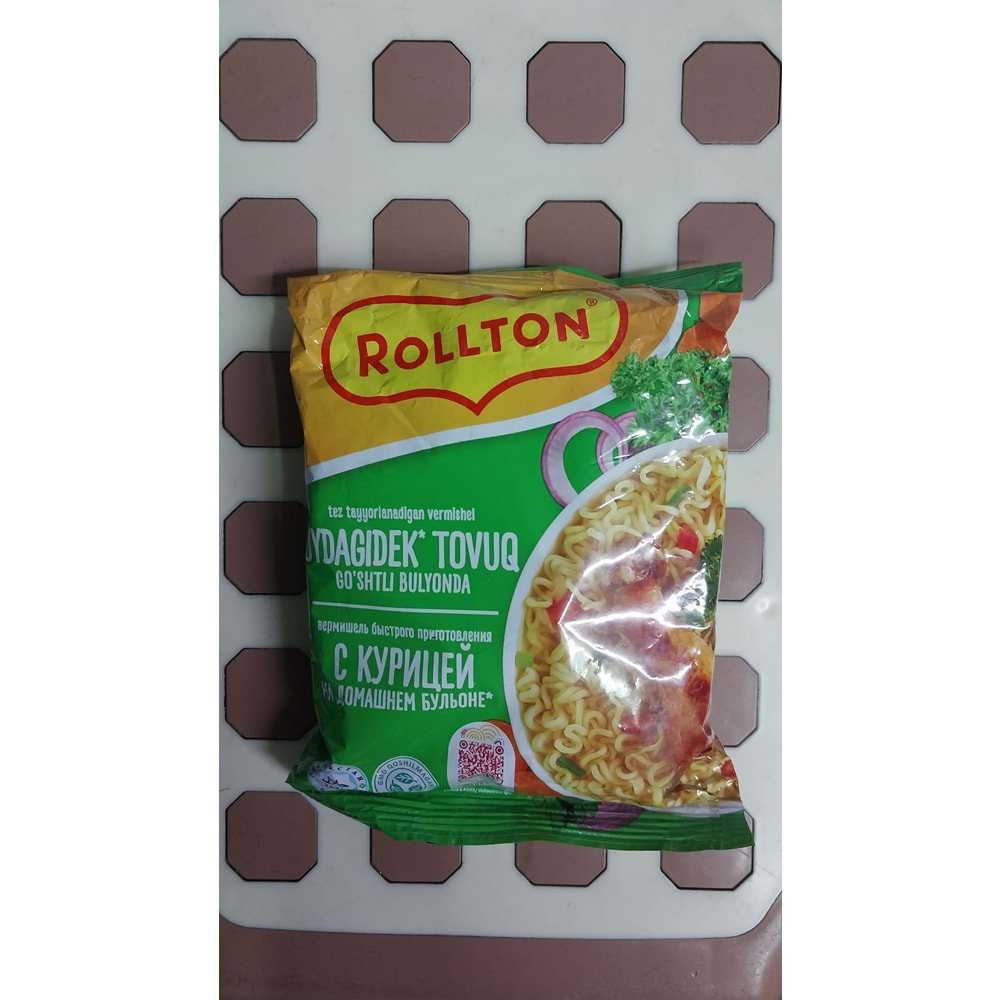 ROLLTON TAVUK ETLİ ERİŞTE 60G