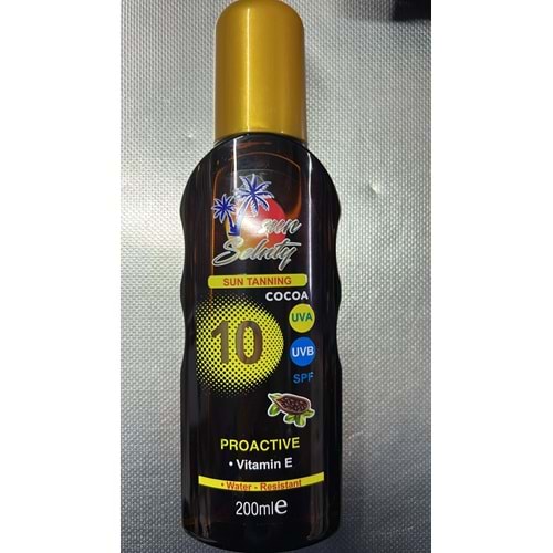 SUN SELNTY SUN TANNING COCOA 10 PROACTIVE 200ML
