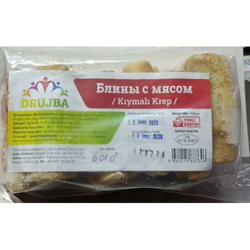 DRUJBA KIYMALI KREP 6 ADET