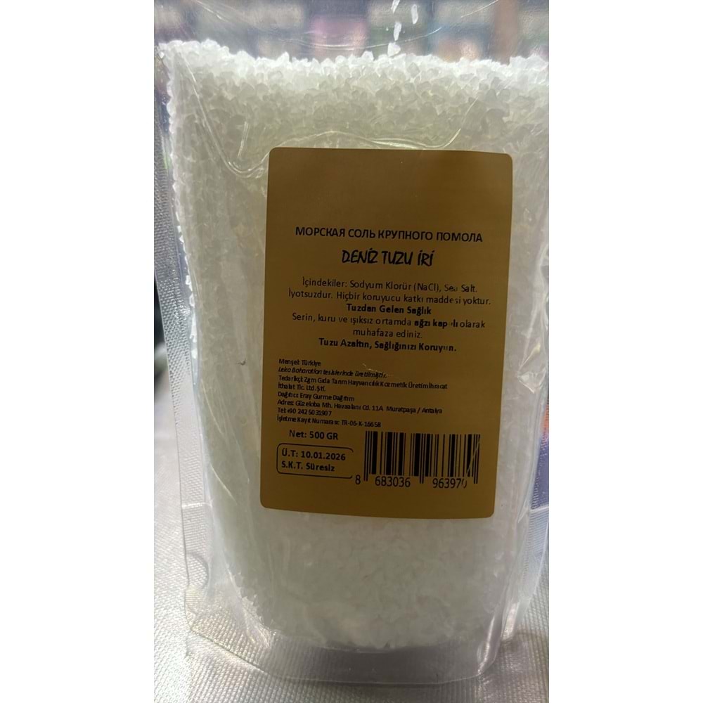 DENİZ TUZU İRİ 500G