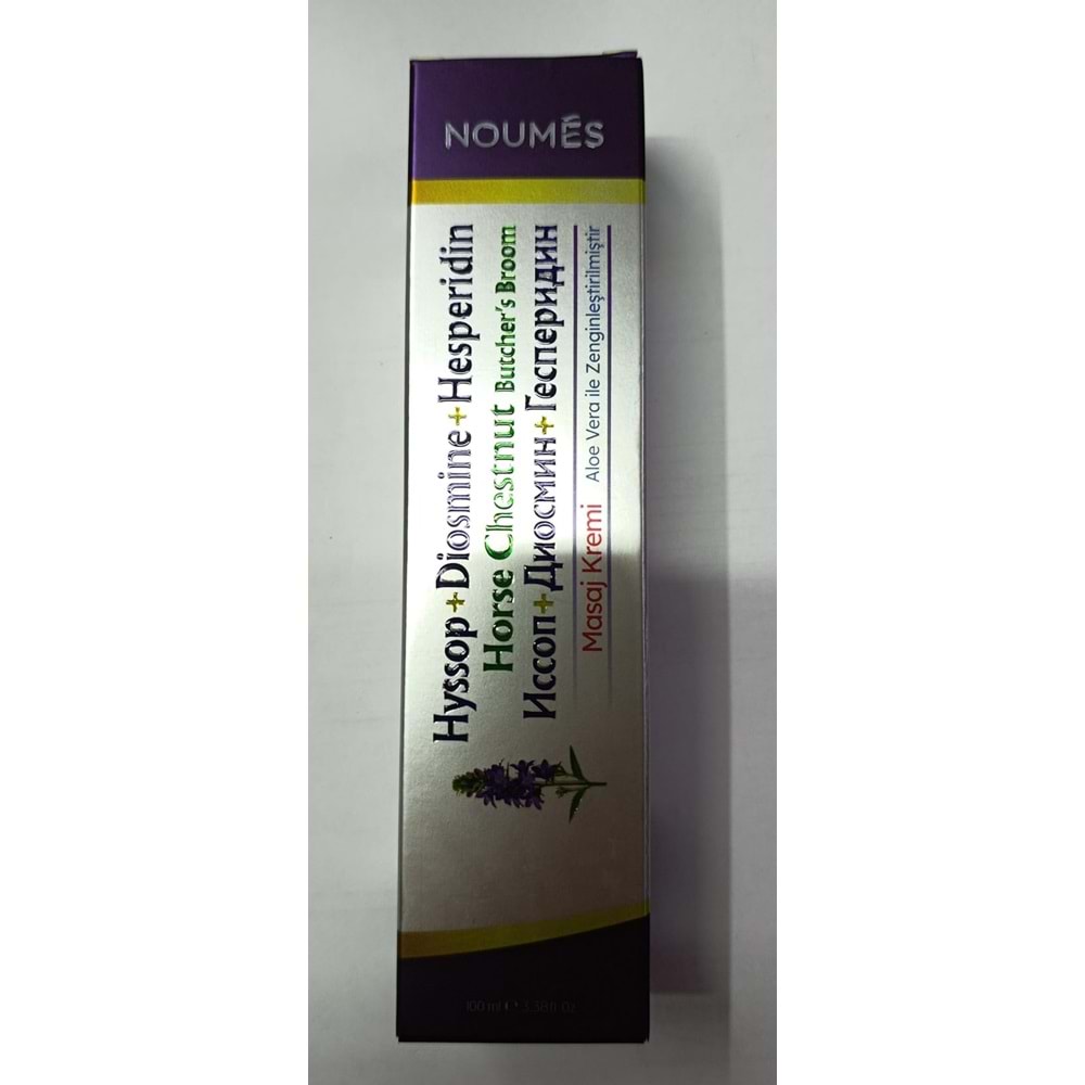 NOUMES HYSSOP,DİOSMİNE,HESPERİDİN MASAJ KREMİ 100ML