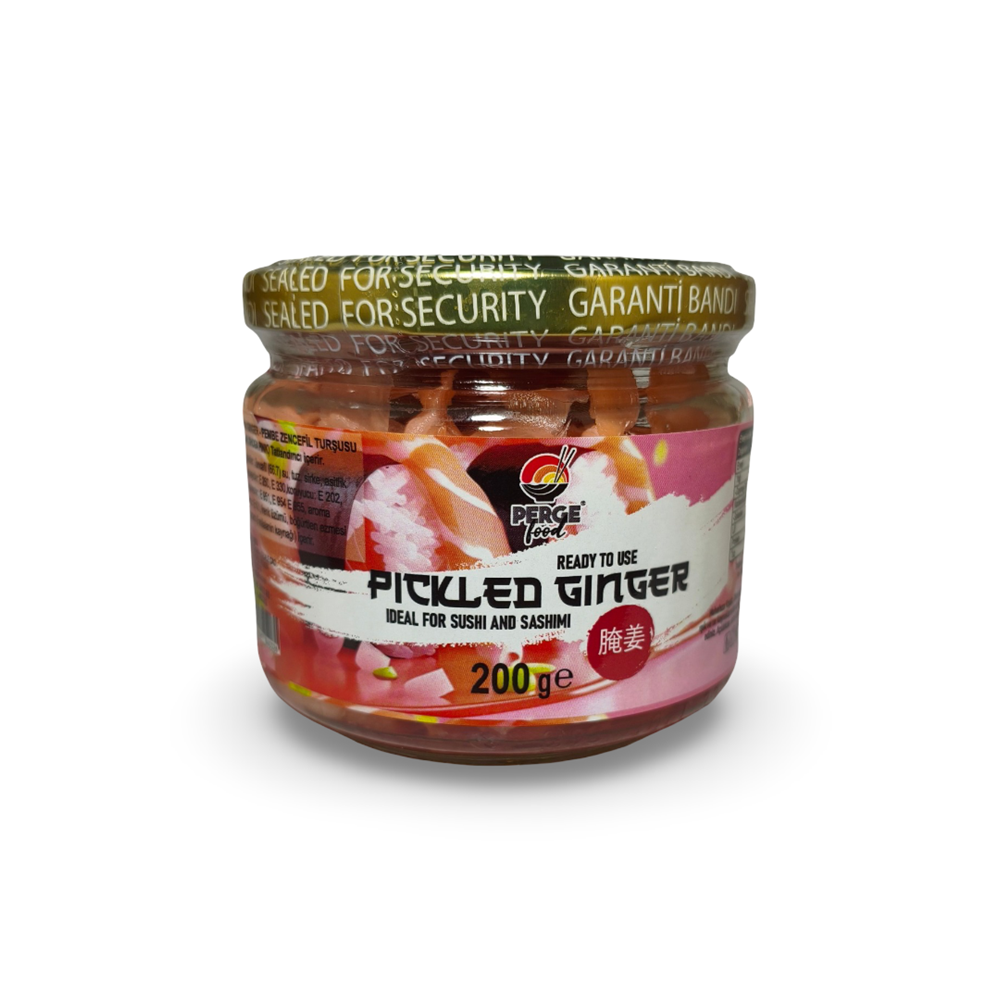 PERGE FOOD PICKLED GINGER PEMBE ZENCEFİL TURŞUSU 200GR
