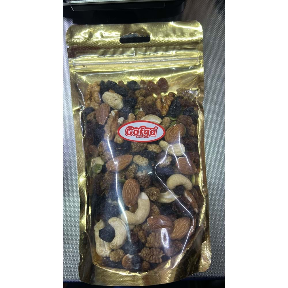 GOFGA ÇİĞ KARIŞIK ÇEREZ VE MEYVELER 250G