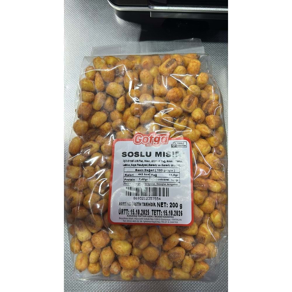GOFGA SOSLU MISIR 200G