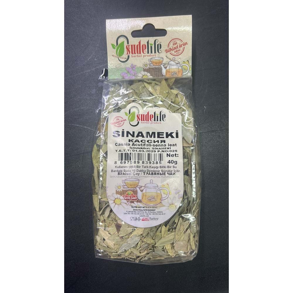 SUDELİFE SİNAMEKİ 40G